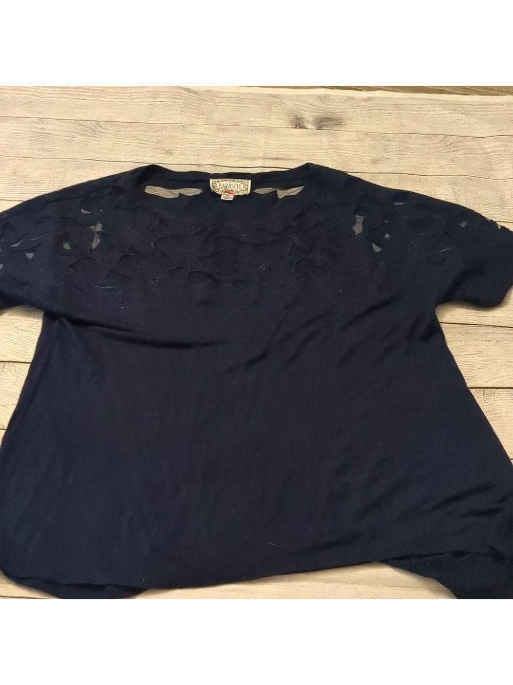 Baraschi navy blue top size XS